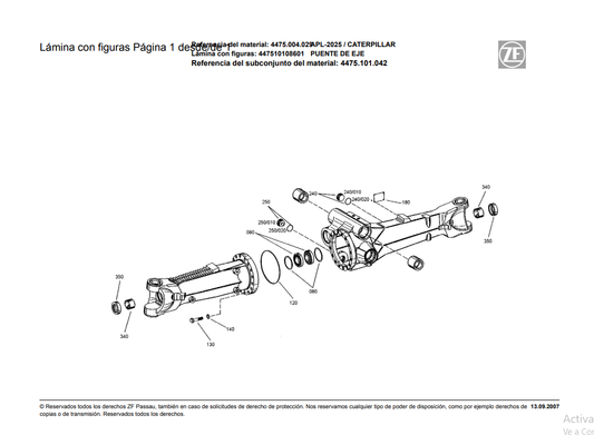 Catalogo de Recambios Transmisión ZF APL 2025 - 4475.004.029