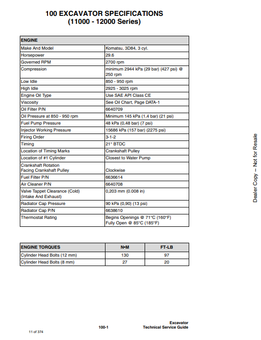 Guía de Servicio Técnico de Excavadoras Bobcat