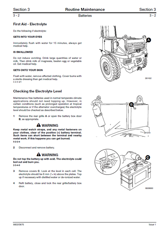 Manual Complementario de Reparación Telehndler JCB 525-50 RAF