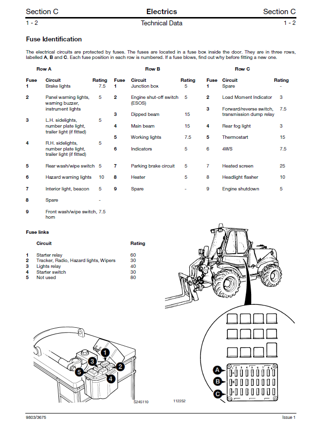 Manual Complementario de Reparación Telehndler JCB 525-50 RAF