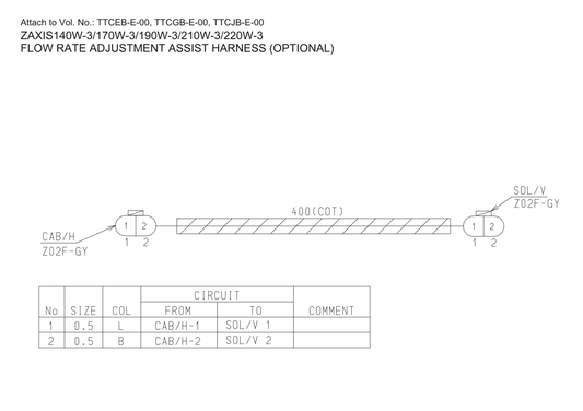 Manual Diagrama Arnes Eléctrico Excavadora Hitachi ZX170W-3