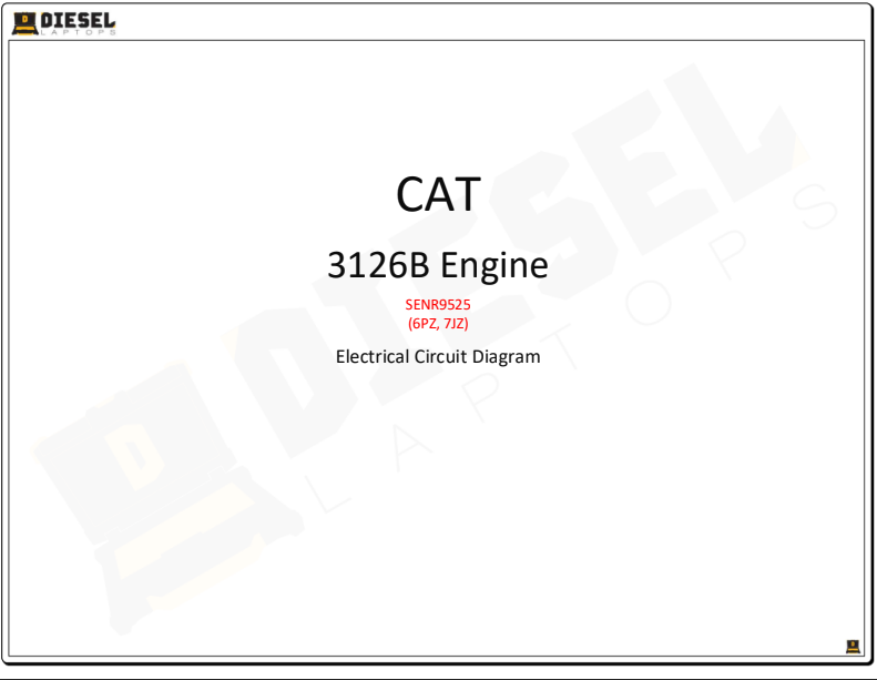Manual Diagrama Cableado Eléctrico Completo Motor Caterpillar C9
