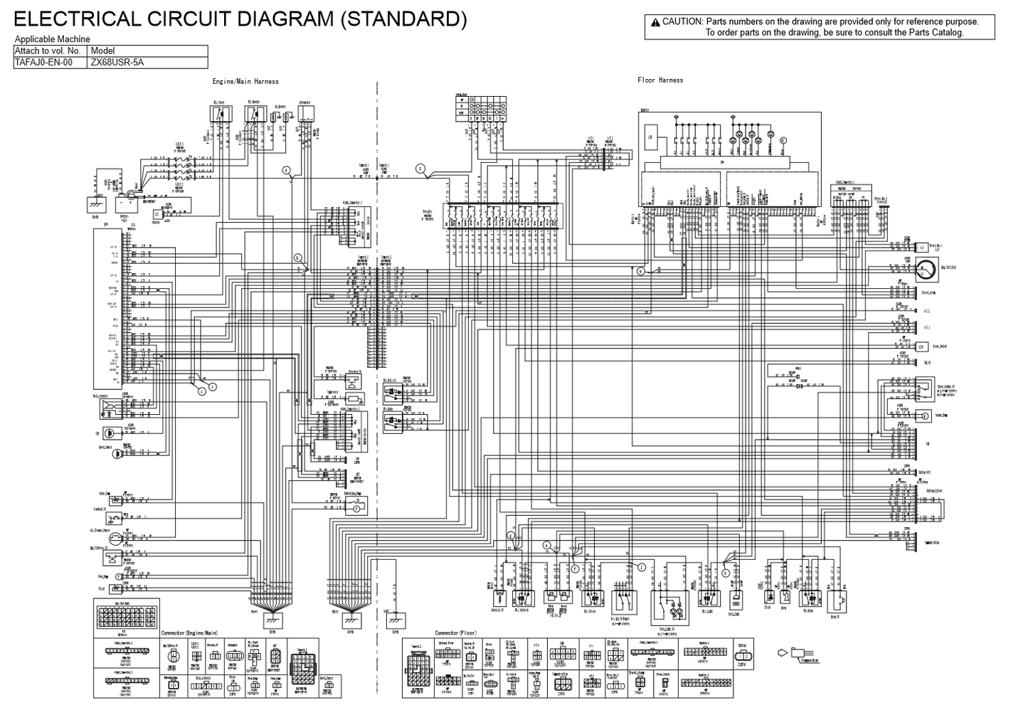 Manual Diagrama Eléctrico - Hidráulico Excavadora Hitachi ZX68USR-5A