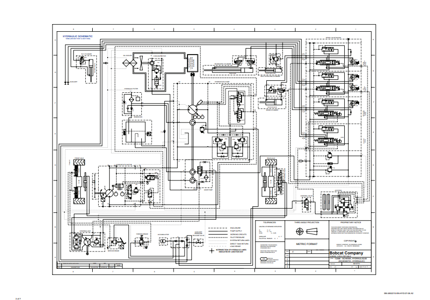 Manual Diagrama Hidraulico Manipulador Telescopico Bobcat T2556