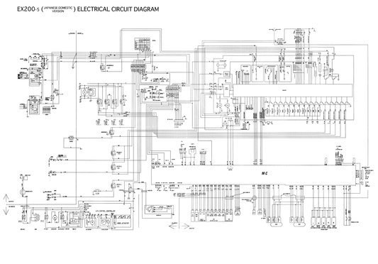 Manual Diagramas Eléctricos Excavadora Hitachi EX200-5
