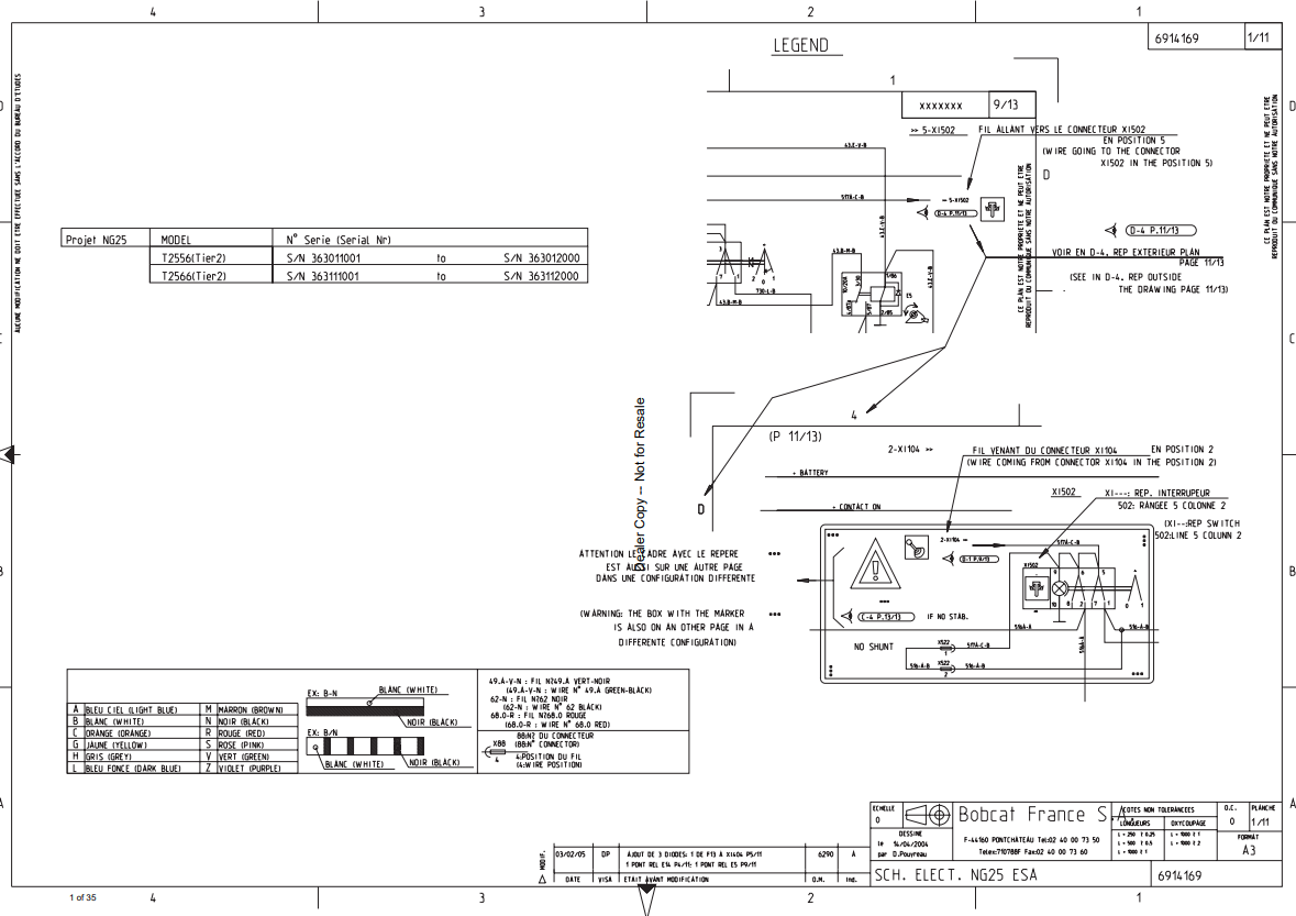 Manual Diagramas Electricos Manipulador Telescopico Bobcat T2566