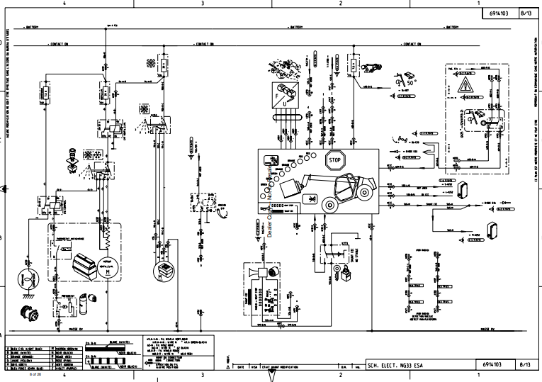 Manual Diagramas Electricos Manipulador Telescopico Bobcat T3571L