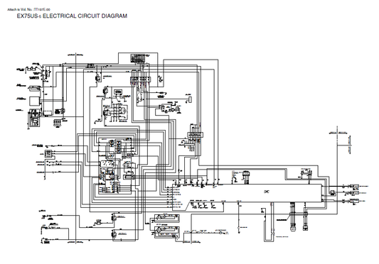 Manual Diagramas Eléctricos e Hidraúlicos Excavadora Hitachi EX75UR-5, EX75US-5