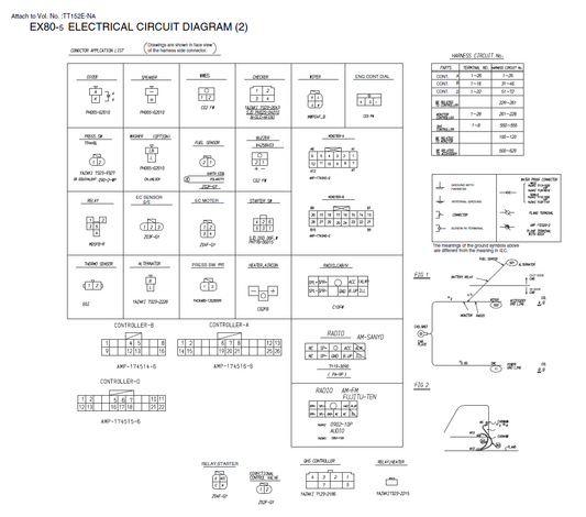 Manual Diagramas Eléctricos e Hidraúlicos Excavadora Hitachi EX80-5