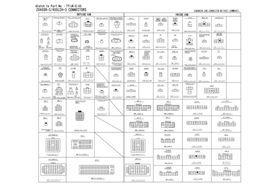 Manual Diagramas Hidráulico - Eléctrico Excavadora sobre Orugas Hitachi ZX400R-3, ZX400LCH-3