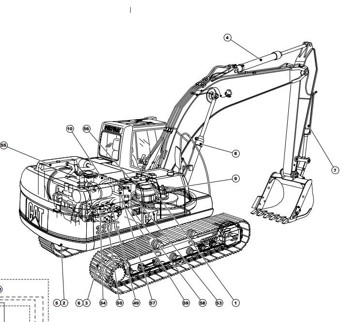 Manual Diagramas Hidraulicos Excavadora Caterpillar 320C 330C