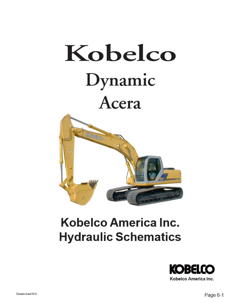 Manual Diagramas Hidraulicos Kobelco Control Ngativo -6E
