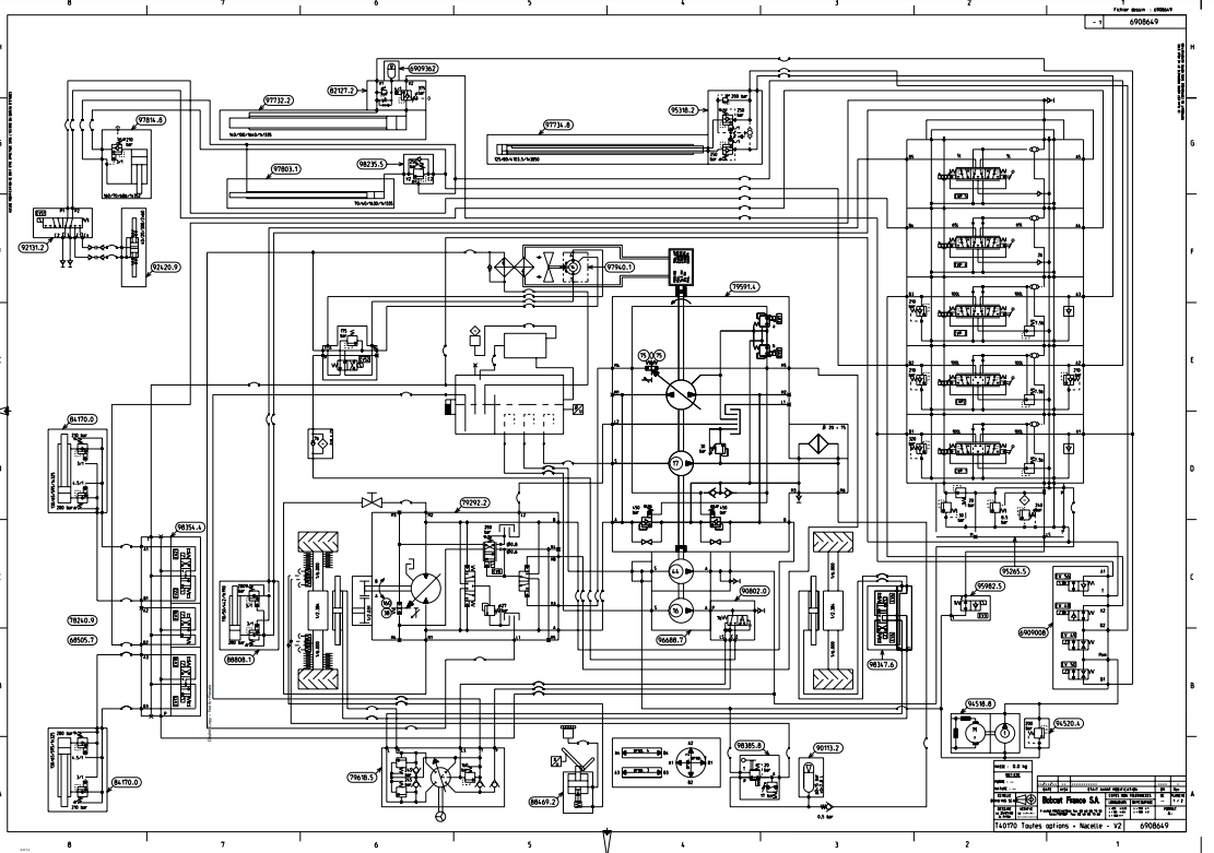 Manual Diagramas Hidraulicos Manipulador Telescopico Bobcat T40170