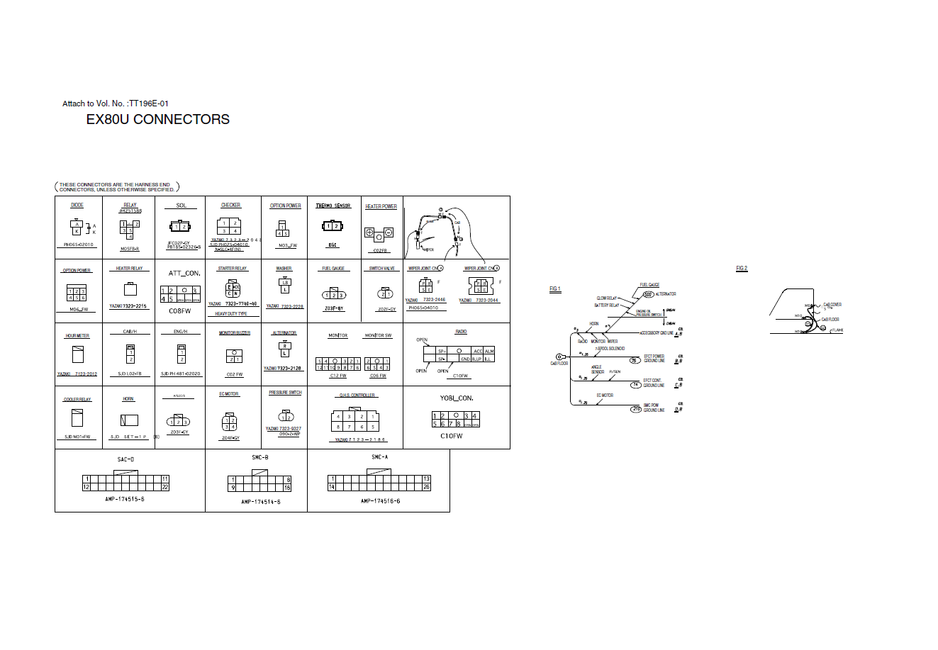 Manual Diagramas eléctricos e hidráulicos Excavadora Hitachi EX80U