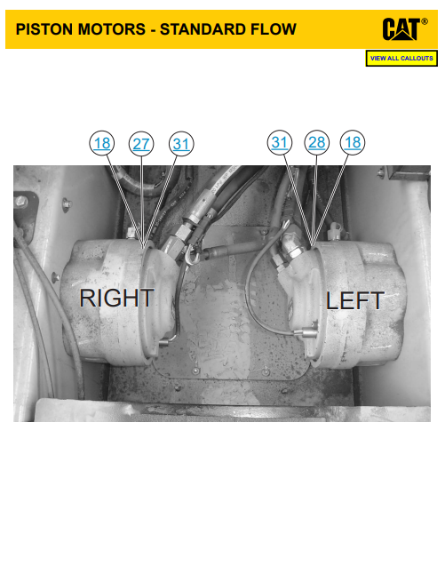 Manual Esquemático Sistema Hidraúlico Minicargador Caterpillar 246C, 256C, 262C, 262C2, 272C (3)