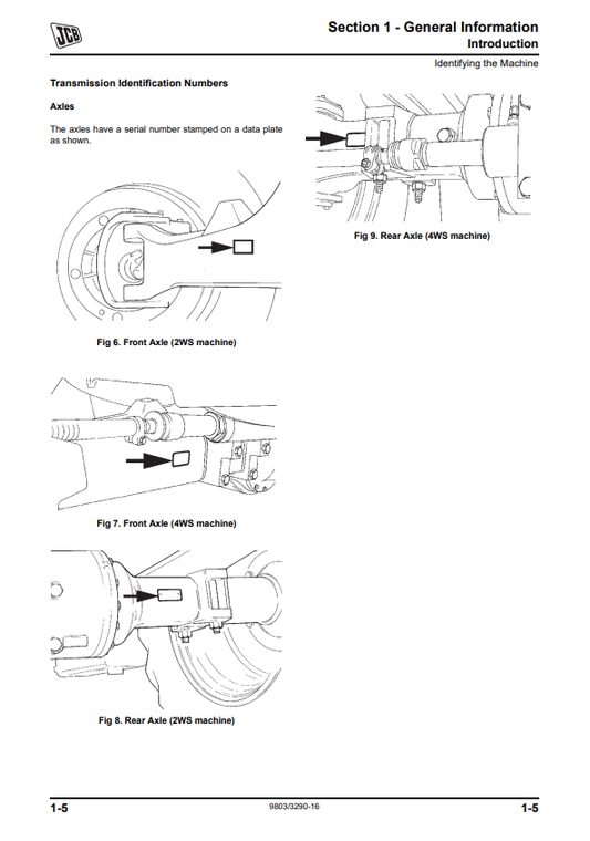 Manual Guía de Información General Retroexcavadora JCB