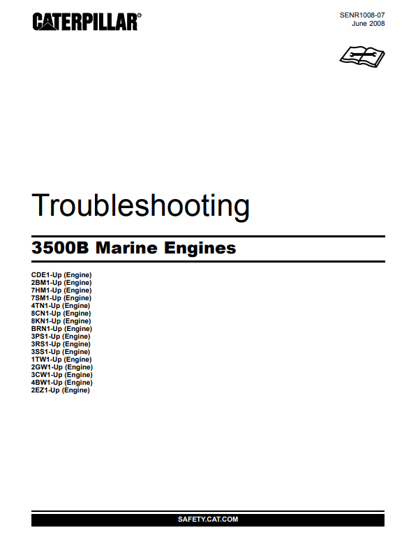 Manual Solución de Problemas Motor Marino Caterpillar 3500B
