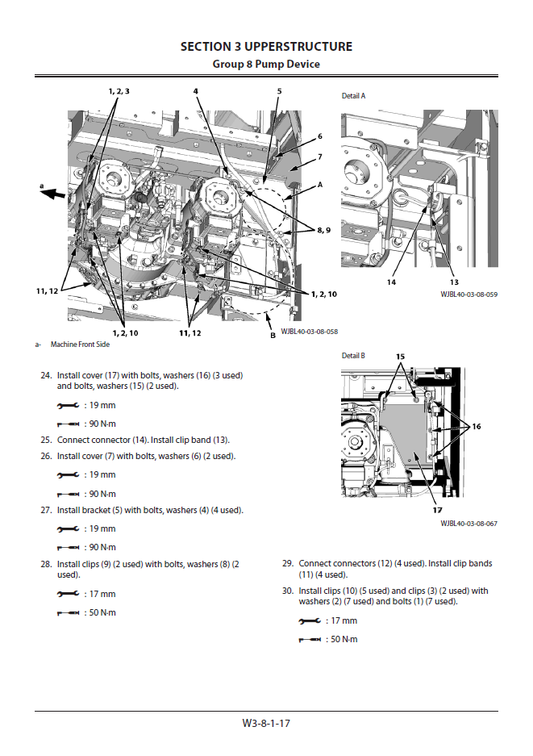 Manual de Taller Excavadora Hitachi ZX870-6, ZX890-6