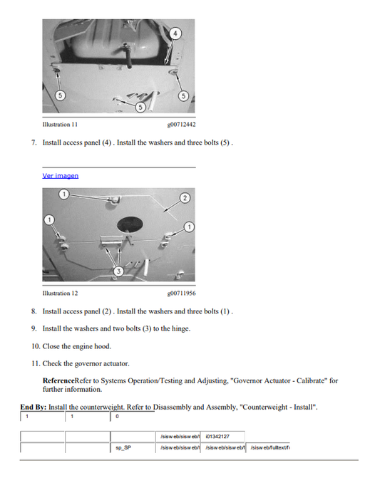 Manual de Capacitación en Modo Servicio Excavadora Caterpillar 312C a 330C