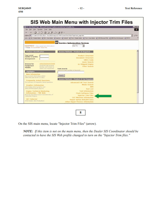 Manual de Capacitación en Servicios de TECNOLOGÍA ACERT C7 Y C9 de Caterpillar