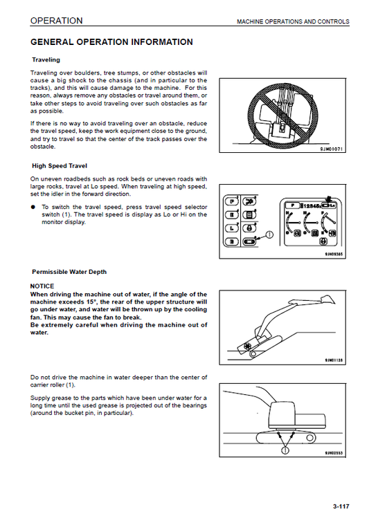 Manual de Operación y Mantenimienro Excavadora Hidraúlica Komatsu PC160LC-7E0 - K45001