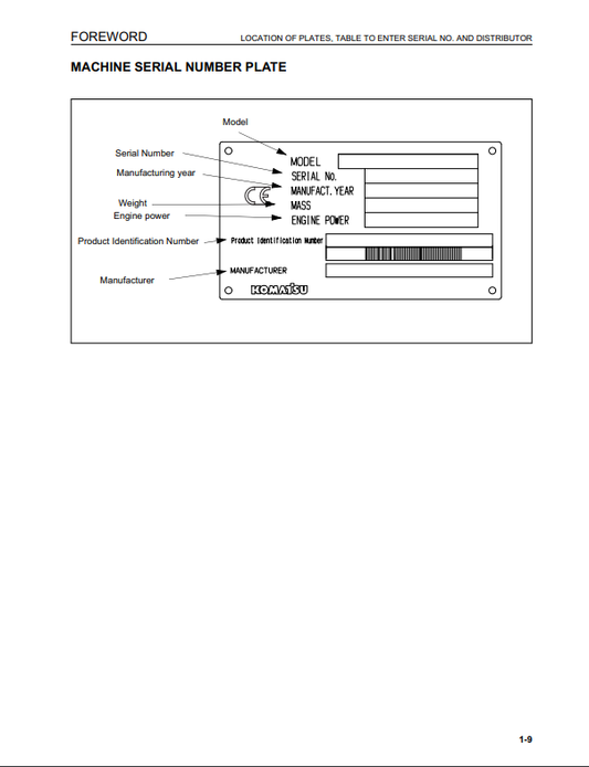 Manual de Operación y Mantenimiento Camión Komatsu HM250-2