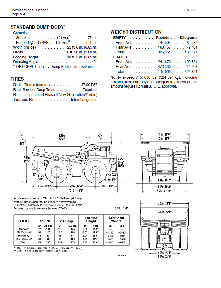 Manual de Operación y Mantenimiento Camión Minero Komatsu 730E