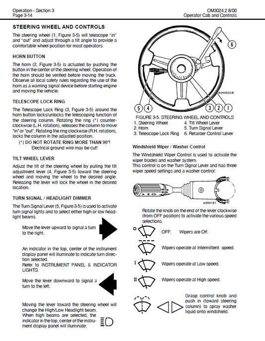 Manual de Operación y Mantenimiento Camión Minero Komatsu HD1500-5