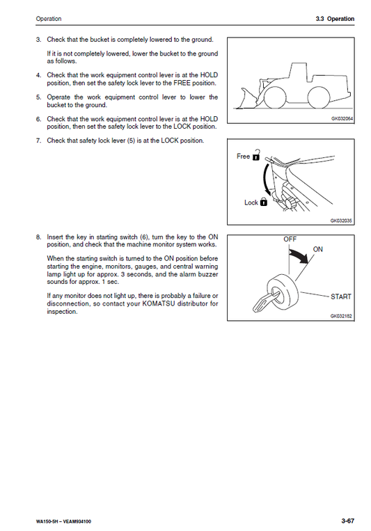 Manual de Operación y Mantenimiento Cargador Komatsu WA150-5H - H50051