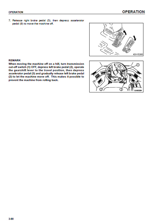 Manual de Operación y Mantenimiento Cargador Komatsu WA480-5H - H60409