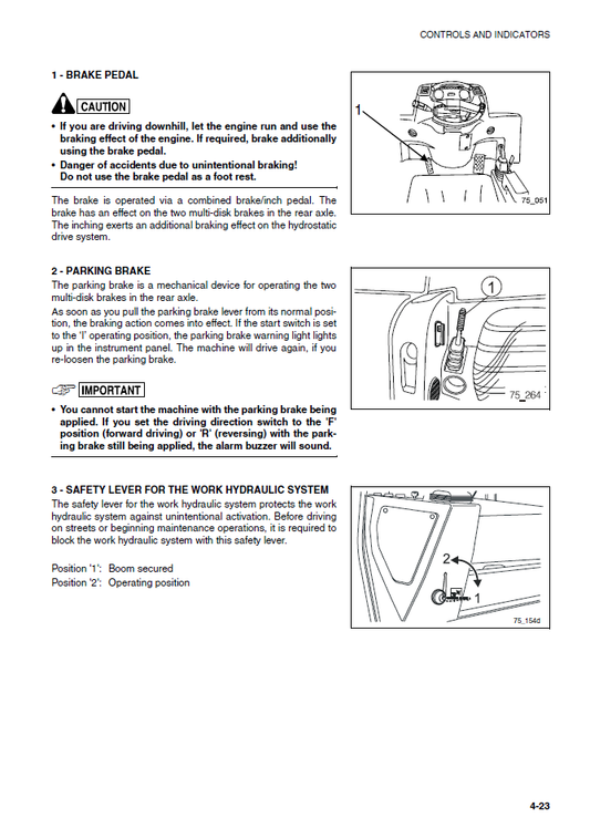 Manual de Operación y Mantenimiento Cargador Komatsu WA75-3 - HA950318