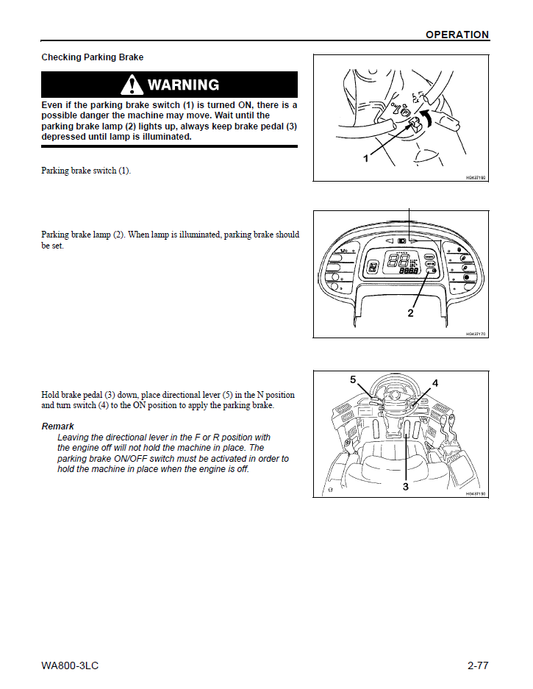 Manual de Operación y Mantenimiento Cargador Komatsu WA800-3LC