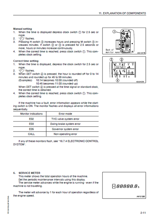 Manual de Operación y Mantenimiento Excavadora Hidraúlica Komatsu PC130-6K - K30001, PC150LGP-6K - K35001