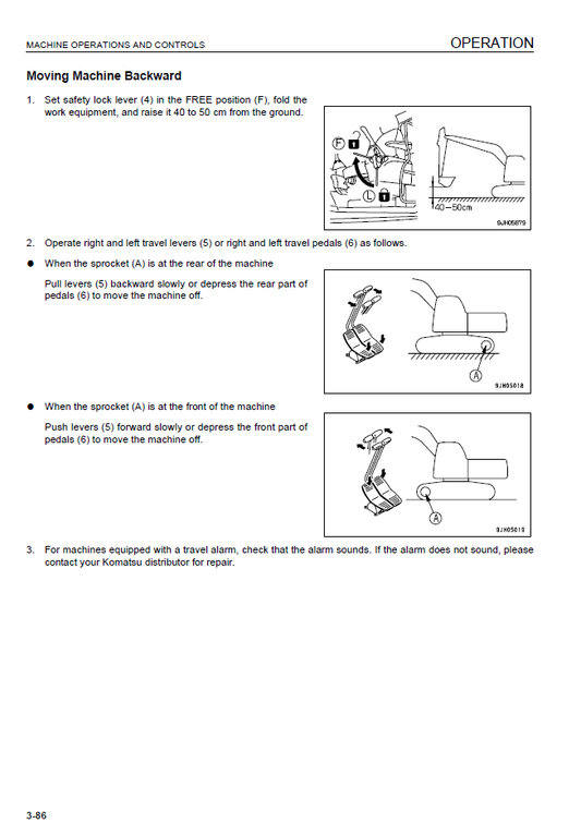 Manual de Operación y Mantenimiento Excavadora Hidraúlica Komatsu PC130-7 - 72642