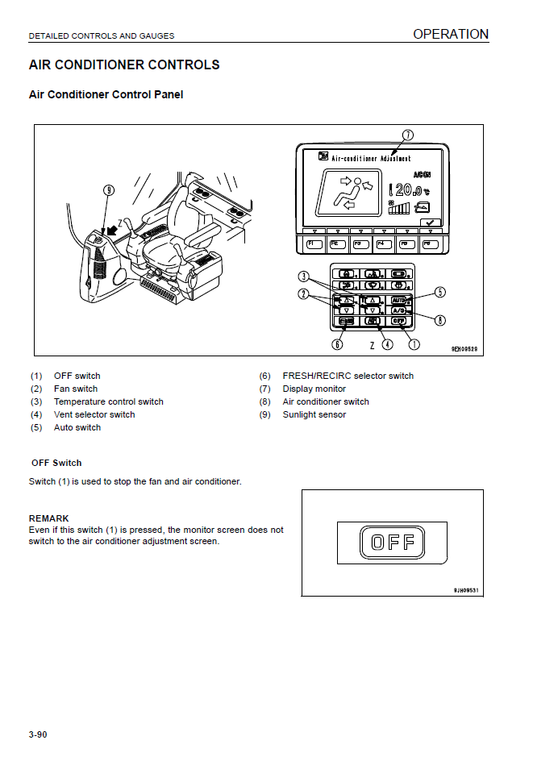 Manual de Operación y Mantenimiento Excavadora Hidraúlica Komatsu PC160LC-8, PA190LC-8, PC190NLC-8 - K50001