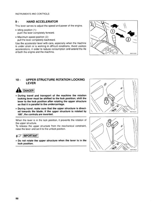 Manual de Operación y Mantenimiento Excavadora Hidraúlica Komatsu PC95R-2 - 21D5200001