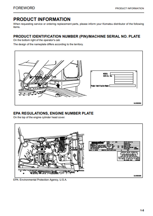 Manual de Operación y Mantenimiento Excavadora Komatsu PC200-8 PC200LC-8 PC240LC-8
