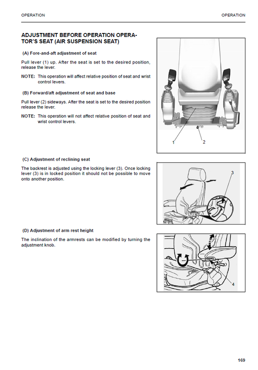 Manual de Operación y Mantenimiento Excavadora Sobre Ruedas Komatsu PW200-7KA, PW220-7KA - K40001