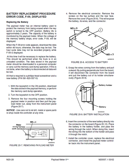 Manual de Operación y Mantenimiento Medidor de Carga Util II Camión Minero Komatsu