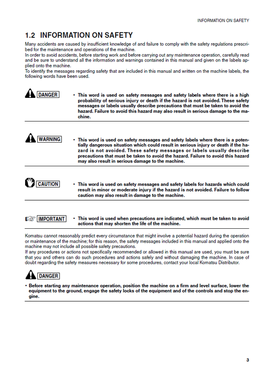Manual de Operación y Mantenimiento Minicargador Komatsu SK714-5 - 37AF01701