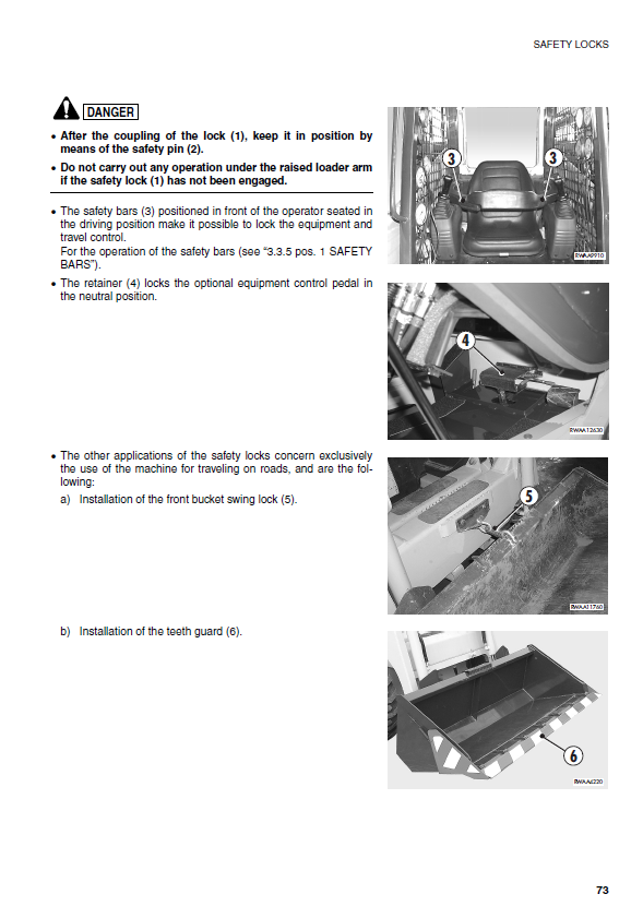 Manual de Operación y Mantenimiento Minicargador Komatsu SK815-5 Turbo - 37BTF00003