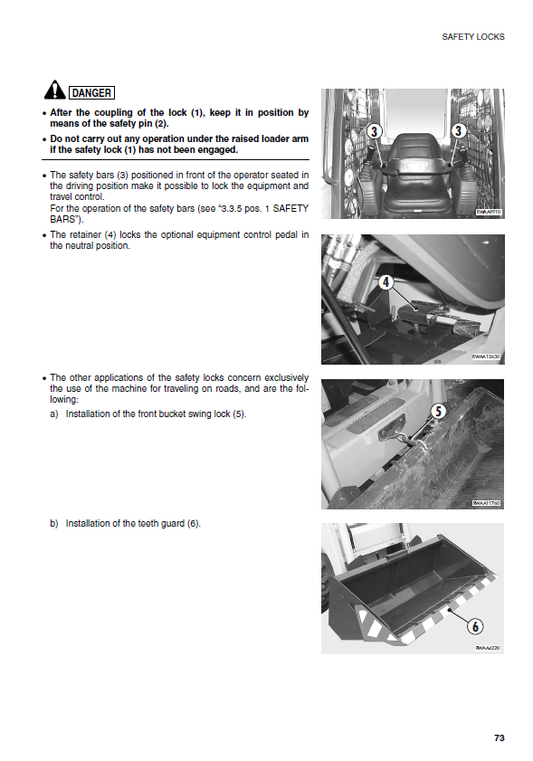 Manual de Operación y Mantenimiento Minicargador Komatsu SK815-5 Turbo - 37BTF00003