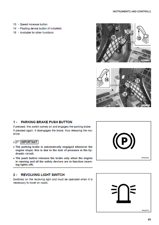 Manual de Operación y Mantenimiento Minicargador Komatsu SK815-5 - 37BF00006