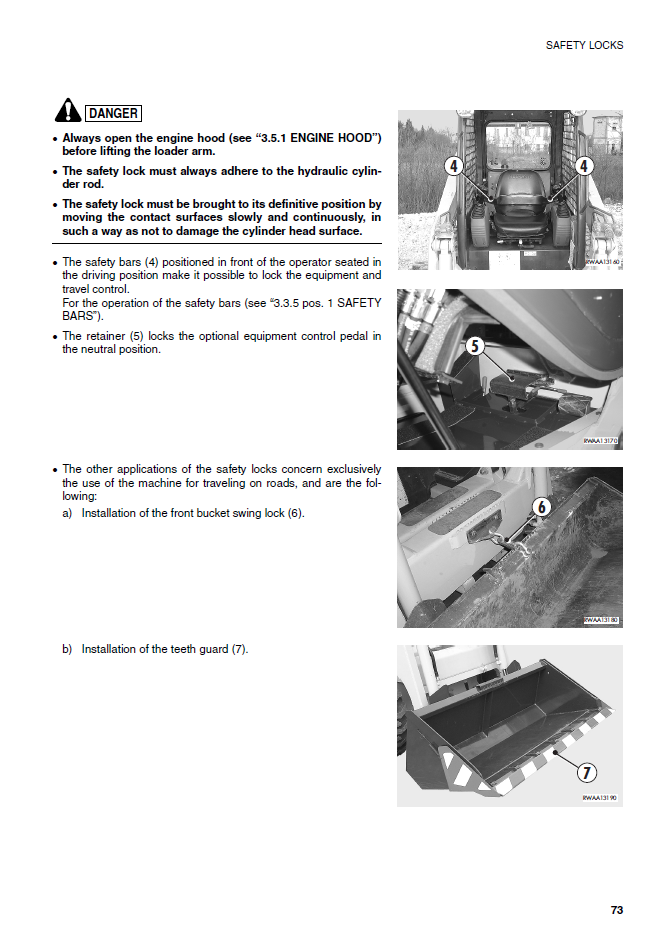 Manual de Operación y Mantenimiento Minicargador SK820-5 Turbo - 37BTF50003