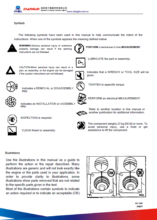 Manual de Operación y Mantenimiento Motor Hyundai Motoniveladora HG190, HG220 (motores serie C)