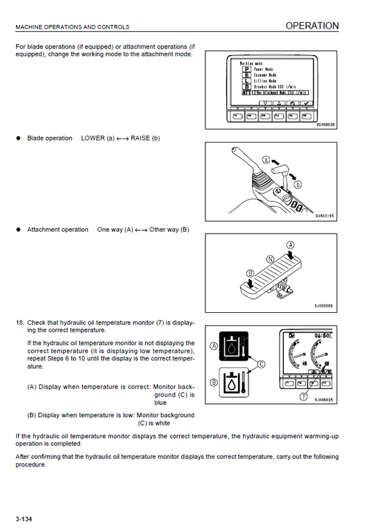 Manual de Operación y Mantenimiento Excavadora KomatsuPC210-8, PC210LC, PC210NLC-8, PC230NHD-8, PC240LC, PC240NLC-8 - K50001, 10001