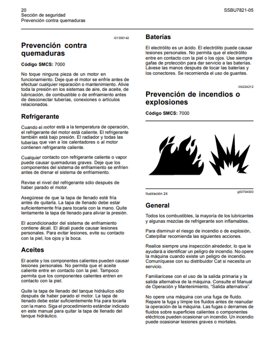 Manual de Operación y Mantenimiento Retroexcavadora Caterpillar 442D, 416D, 420D, 424D, 428D, 430D, 432D, 442D