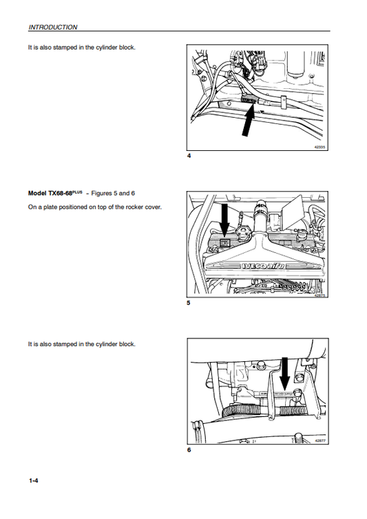 Manual de Operador Cosechadora New Holland TX62, TX63, TX64 plus, TX65 plus, TX66, TX67, TX68, Tx68