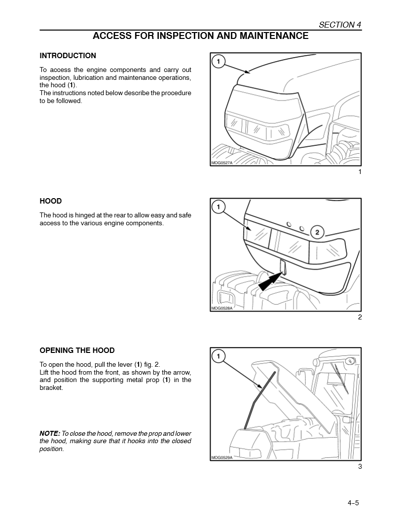 Manual de Operador Tractor Case JX1075N, JX1095N