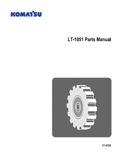 Manual de Partes Cargador Komatsu LT-1051